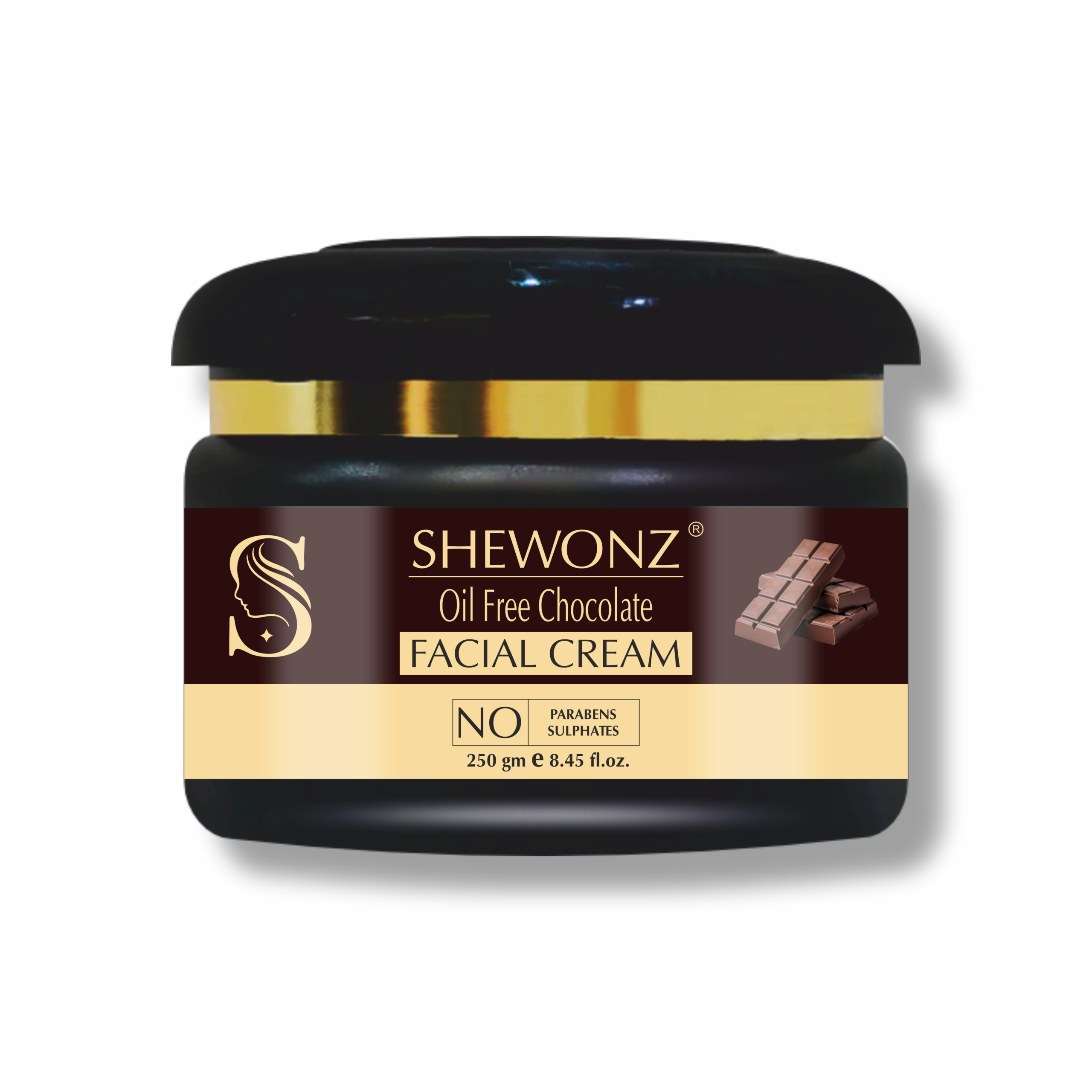 Shewonz Oil Free Chocolate Facial Cream 250 gm