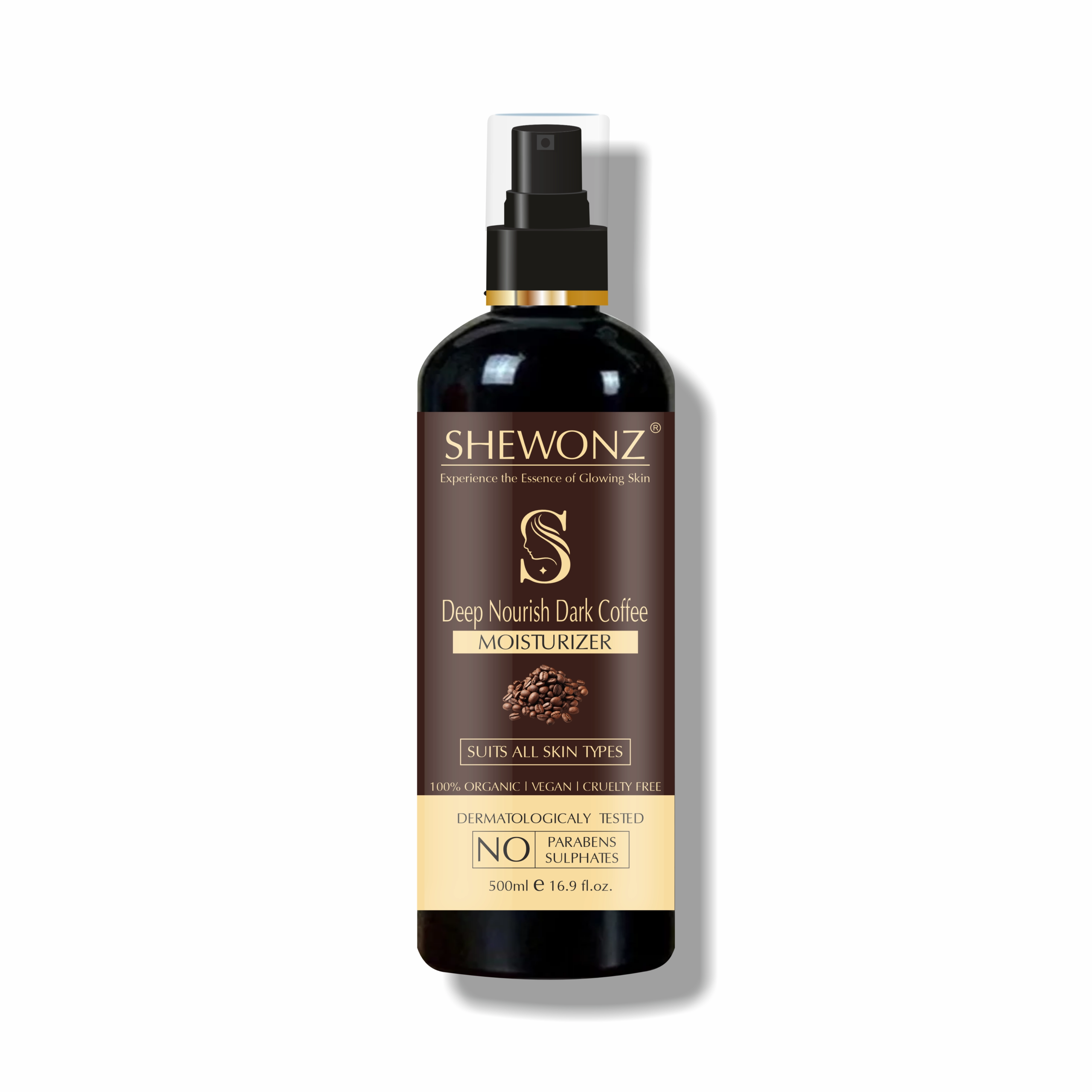 Shewonz Deep Nourish Dark Coffee Moisturizer 500 ml