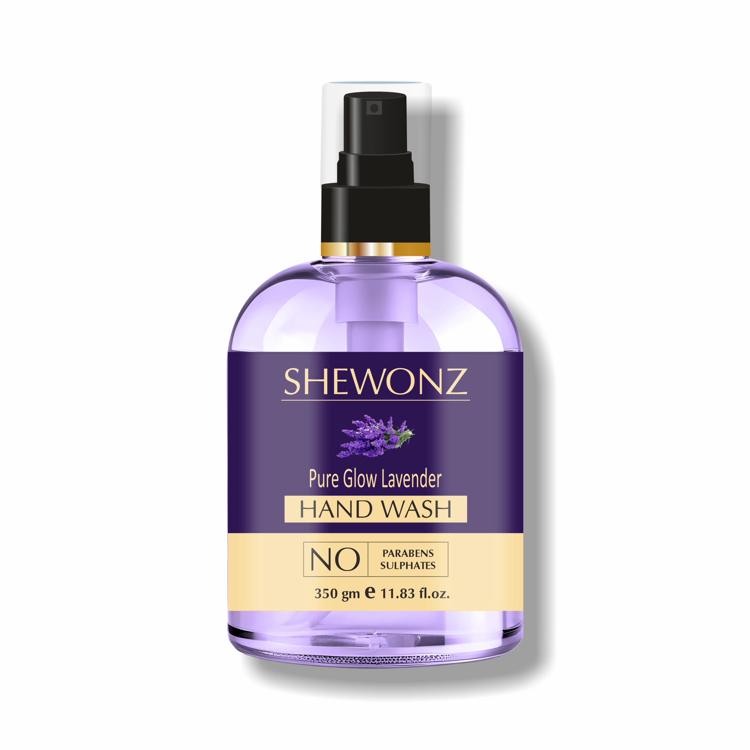 Shewonz Pure Glow Lavender Hand Wash  350 ml