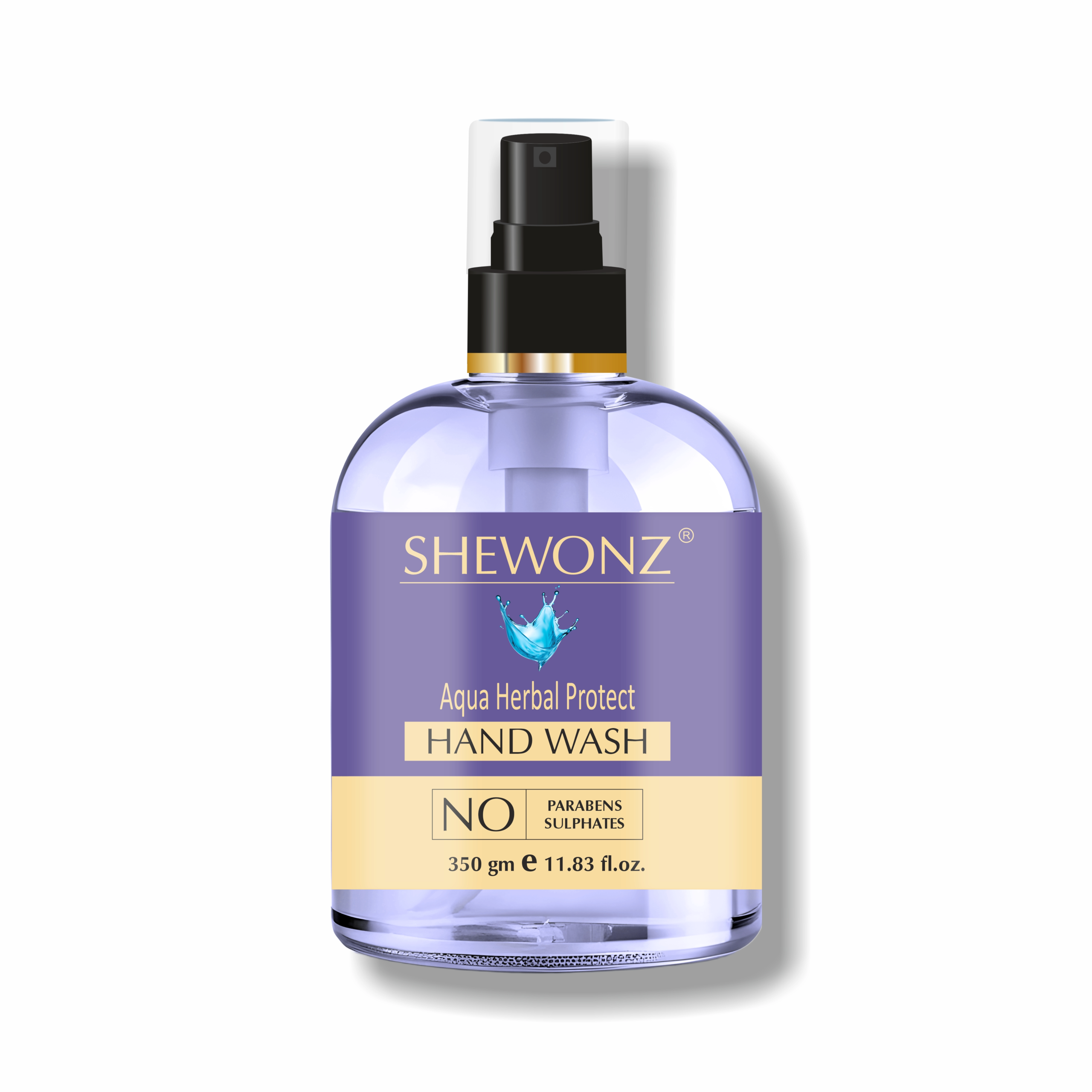 Shewonz Aqua Herbal Protect Hand Wash  350 ml