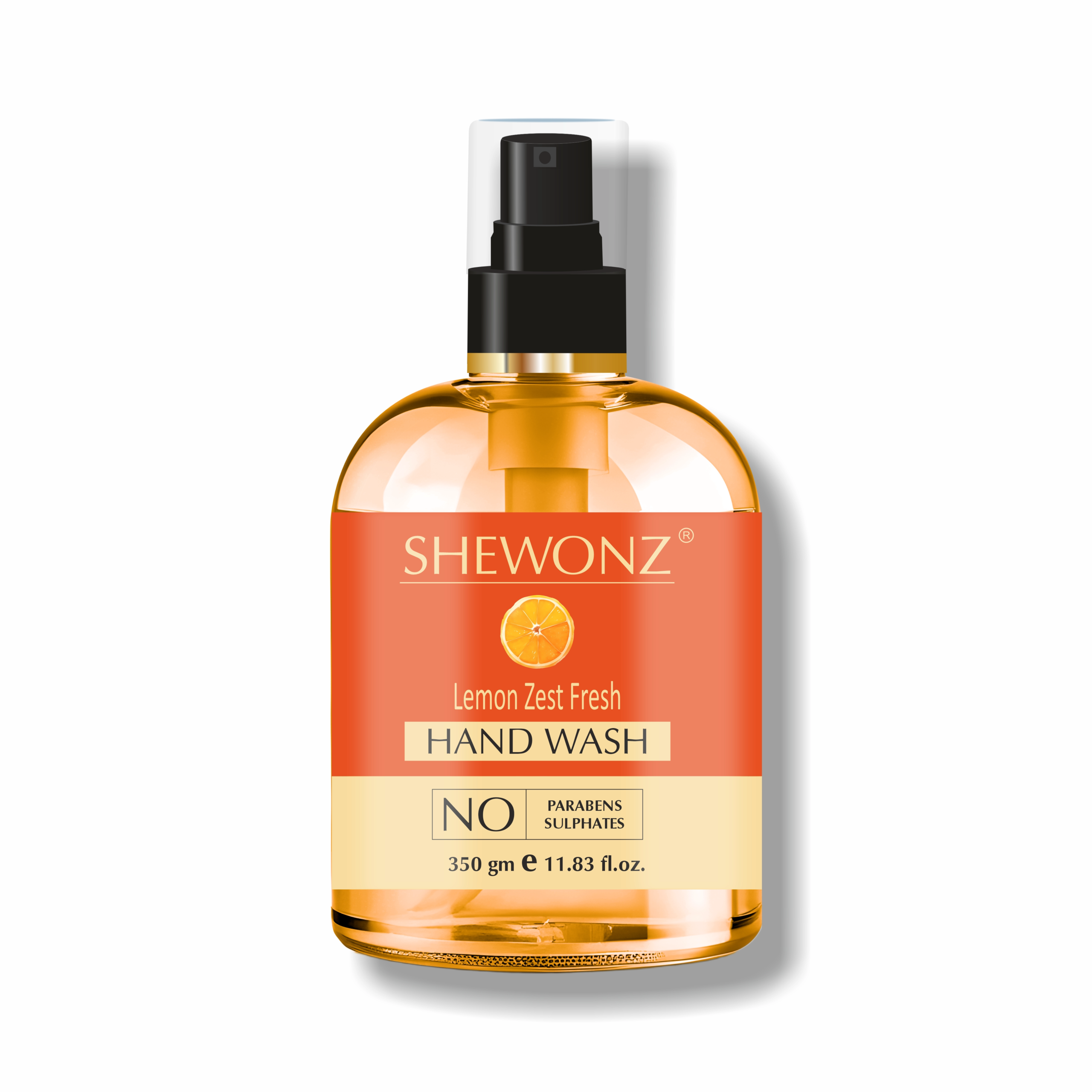 Shewonz Lemon Zest Fresh Hand Wash  350 ml