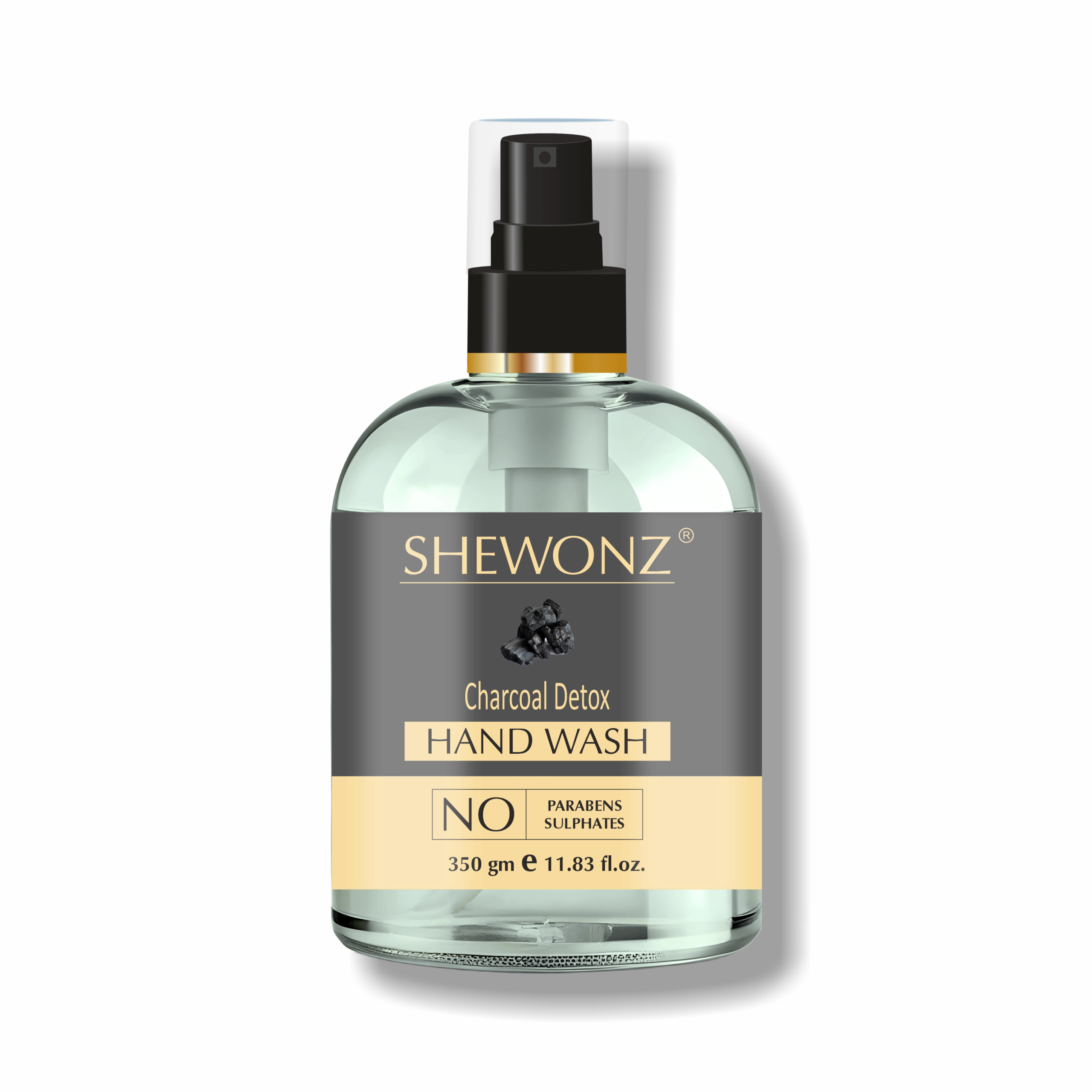 Shewonz Charcoal Detox Hand Wash  350 ml