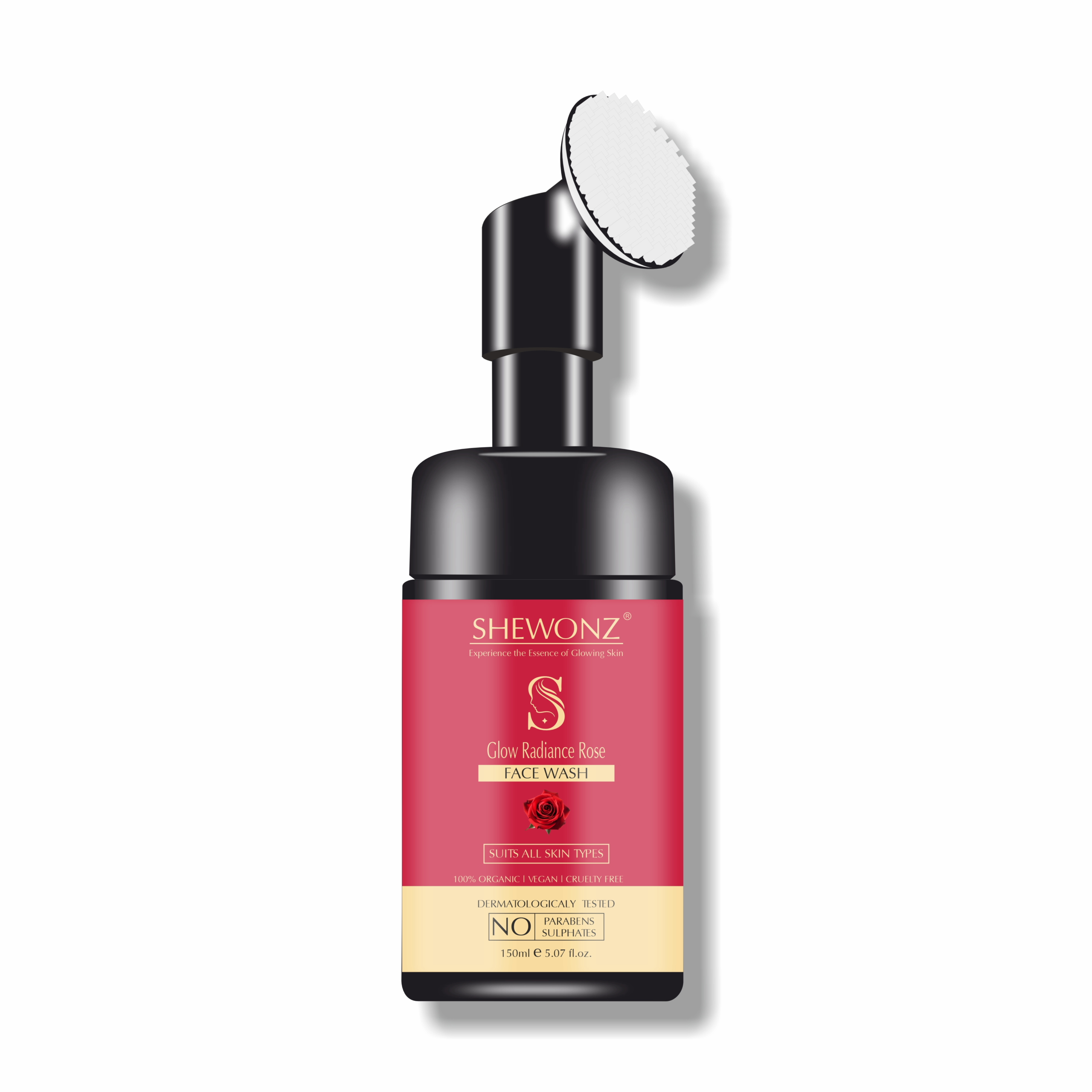 Shewonz Glow Radiance Rose Face Wash 150 ml