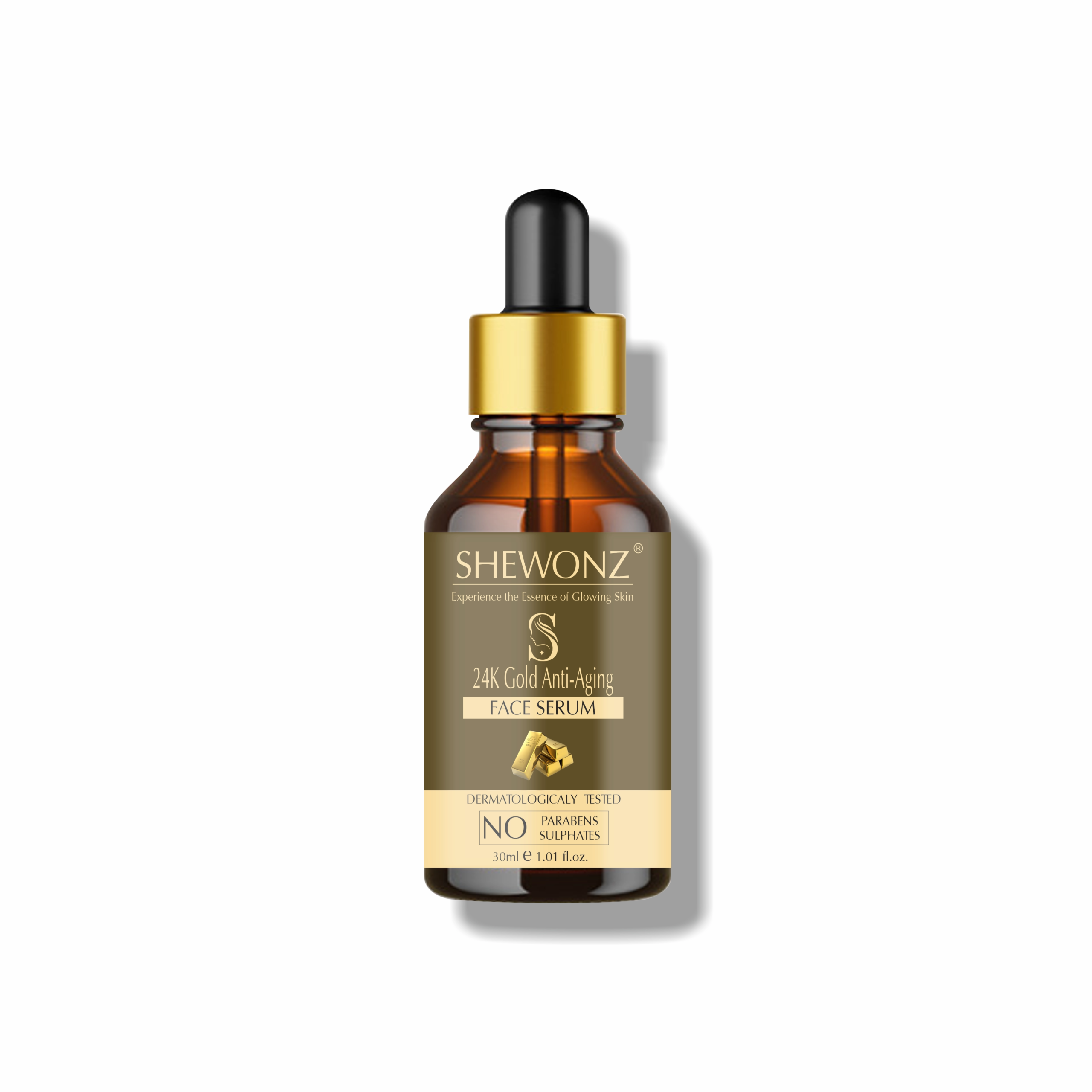 Shewonz 24K Gold Anti-Aging Face Serum  30 ml