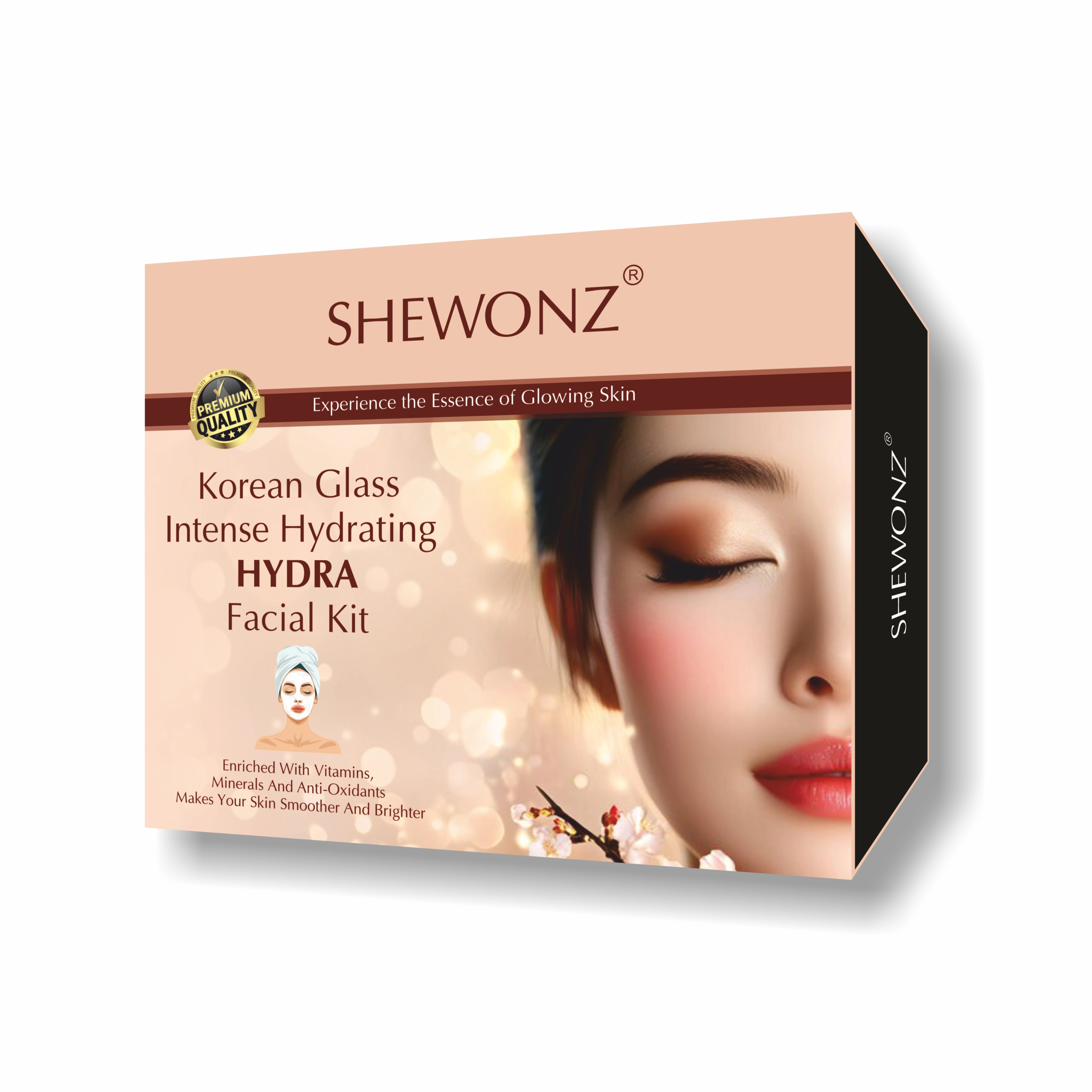 Shewonz Korean Glass Intense Hydrating Hydra Facial Kit 250 gm