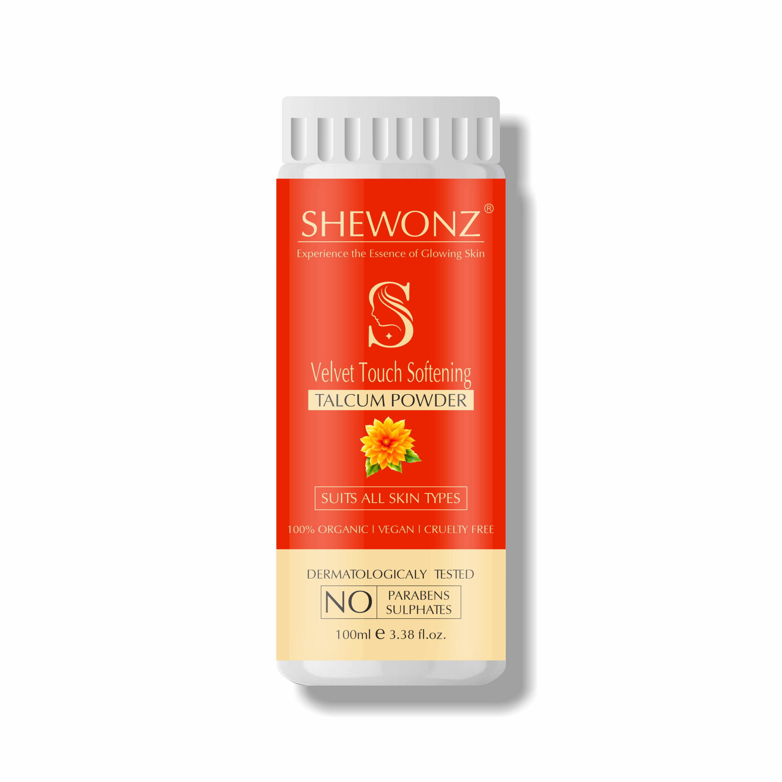 Shewonz Velvet Touch Softening Talcum Powder 100 gm