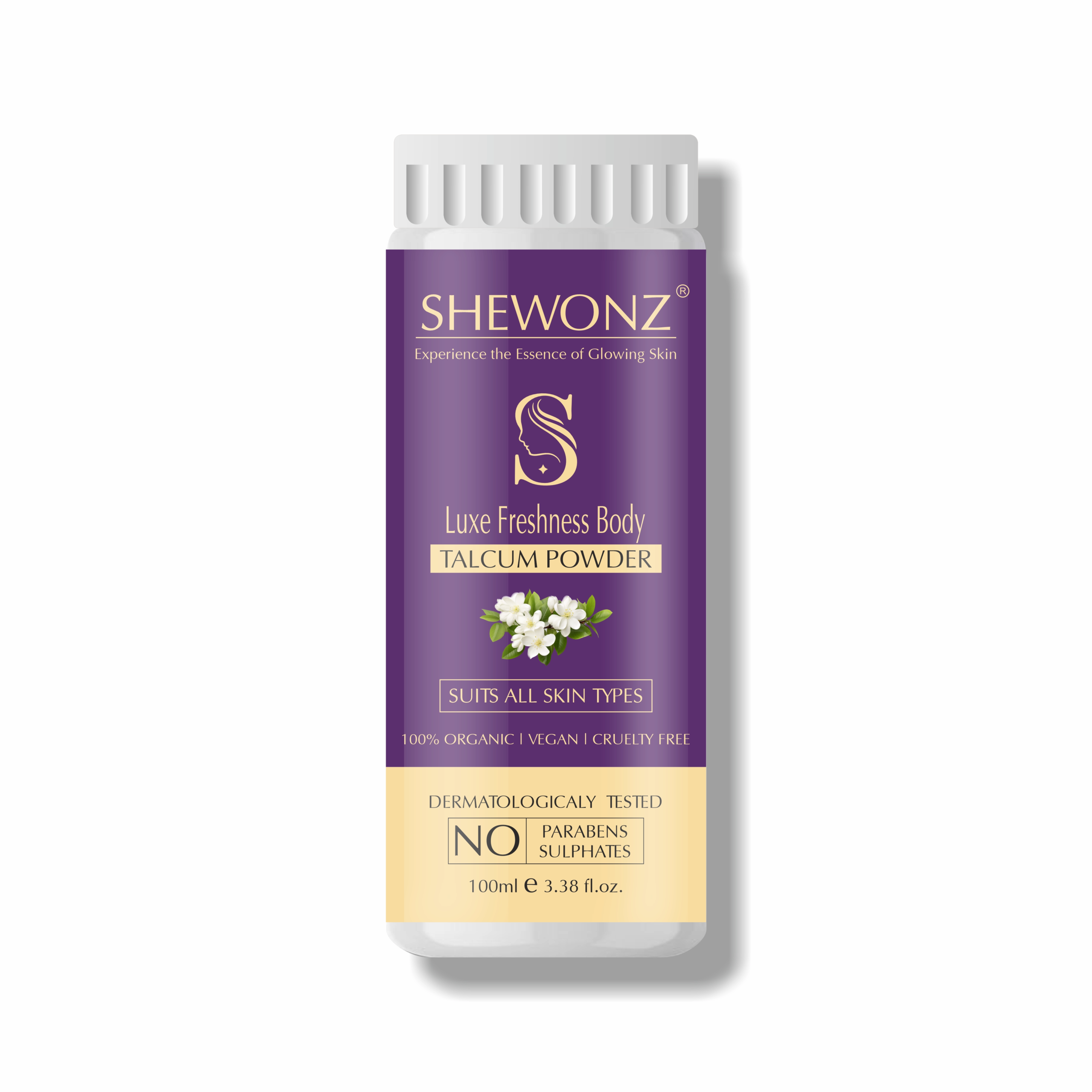 Shewonz Luxe Freshness Body Talcum Powder 100 gm