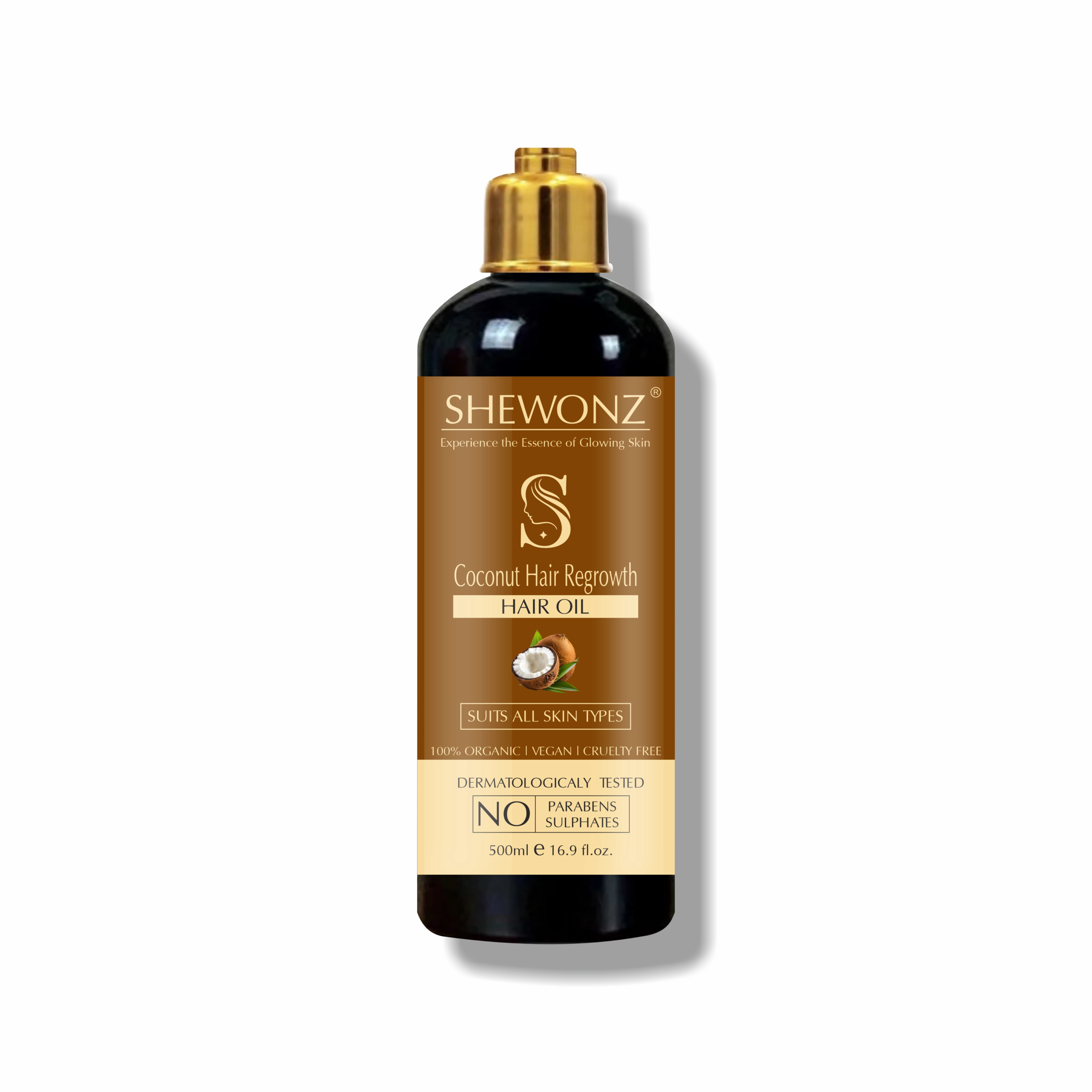 Shewonz Coconut Hair Regrowth Hair Oil 500 ml