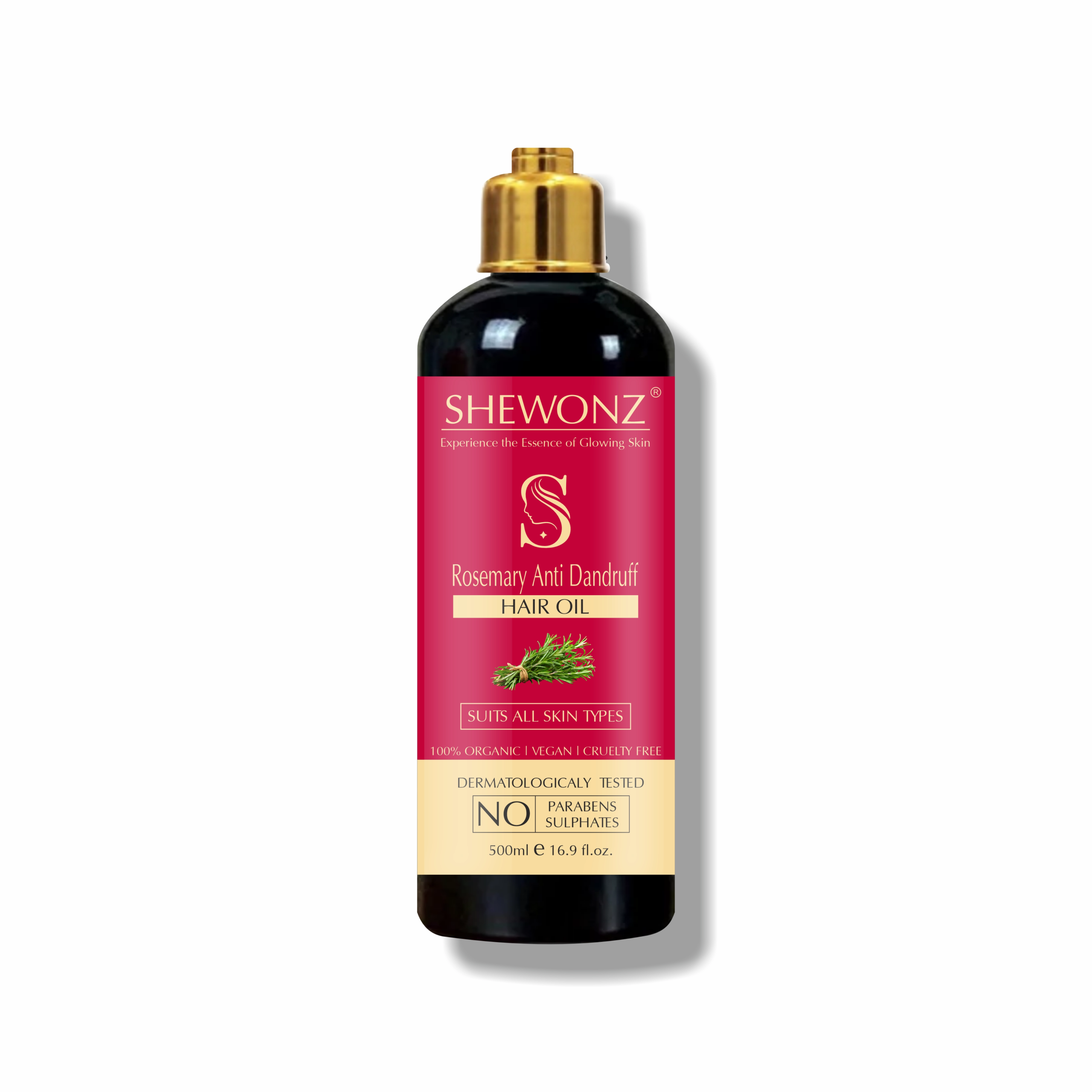 Shewonz Rosemary Anti Dandruff Hair Oil 500 ml