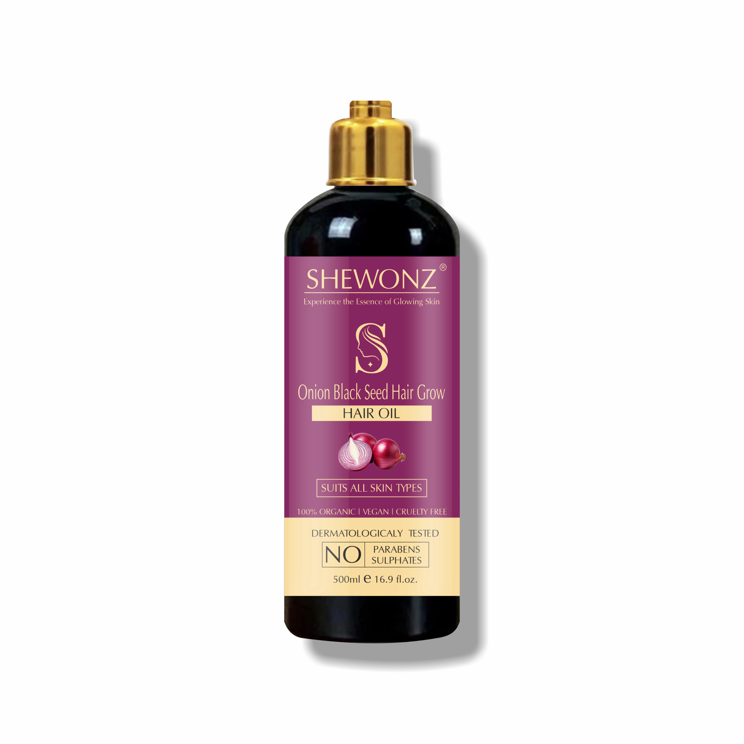 Shewonz Onion Black Seed Hair Grow Hair Oil 500 ml