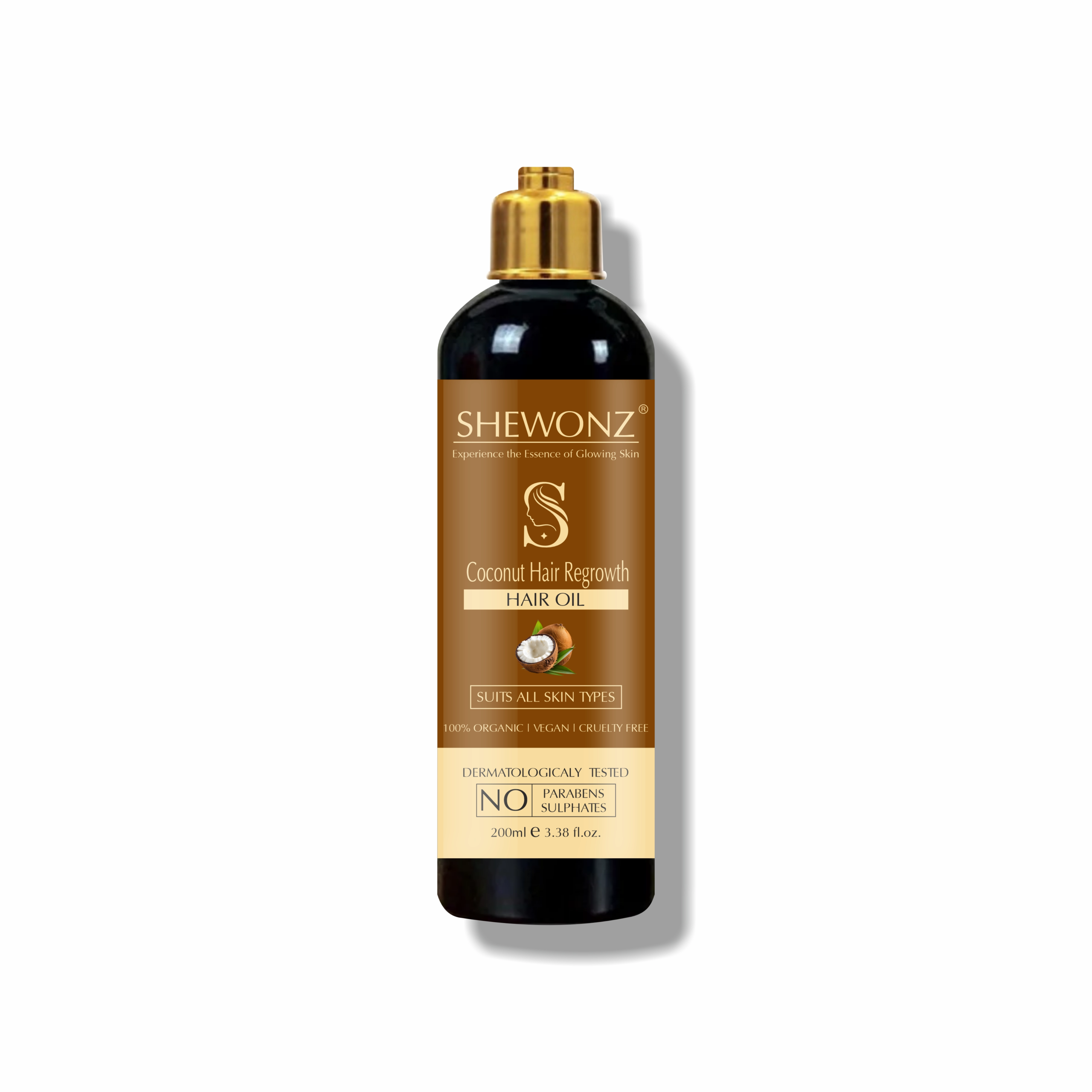 Shewonz Coconut Hair Regrowth Hair Oil 200 ml