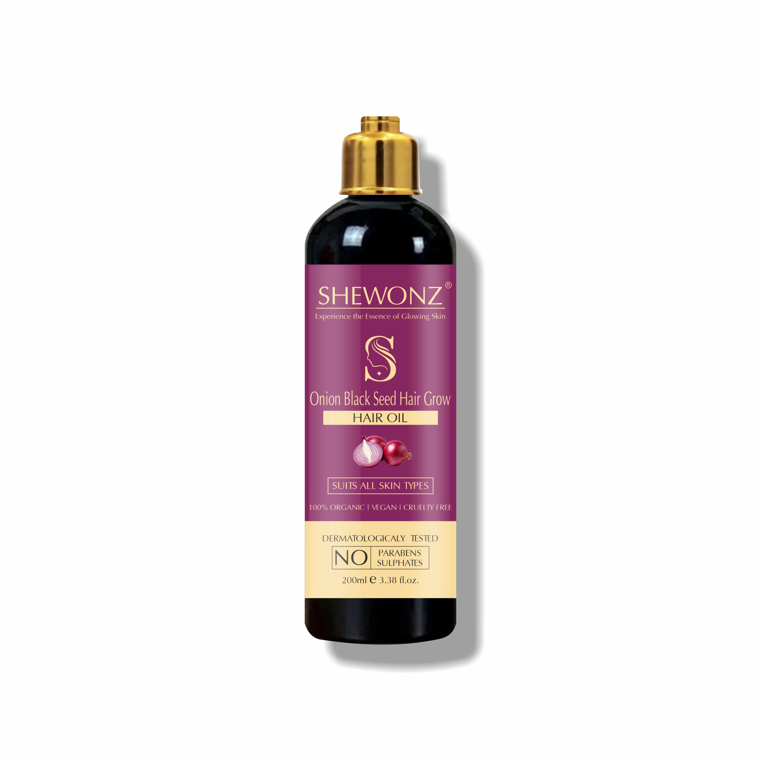 Shewonz Onion Black Seed Hair Grow Hair Oil 200 ml
