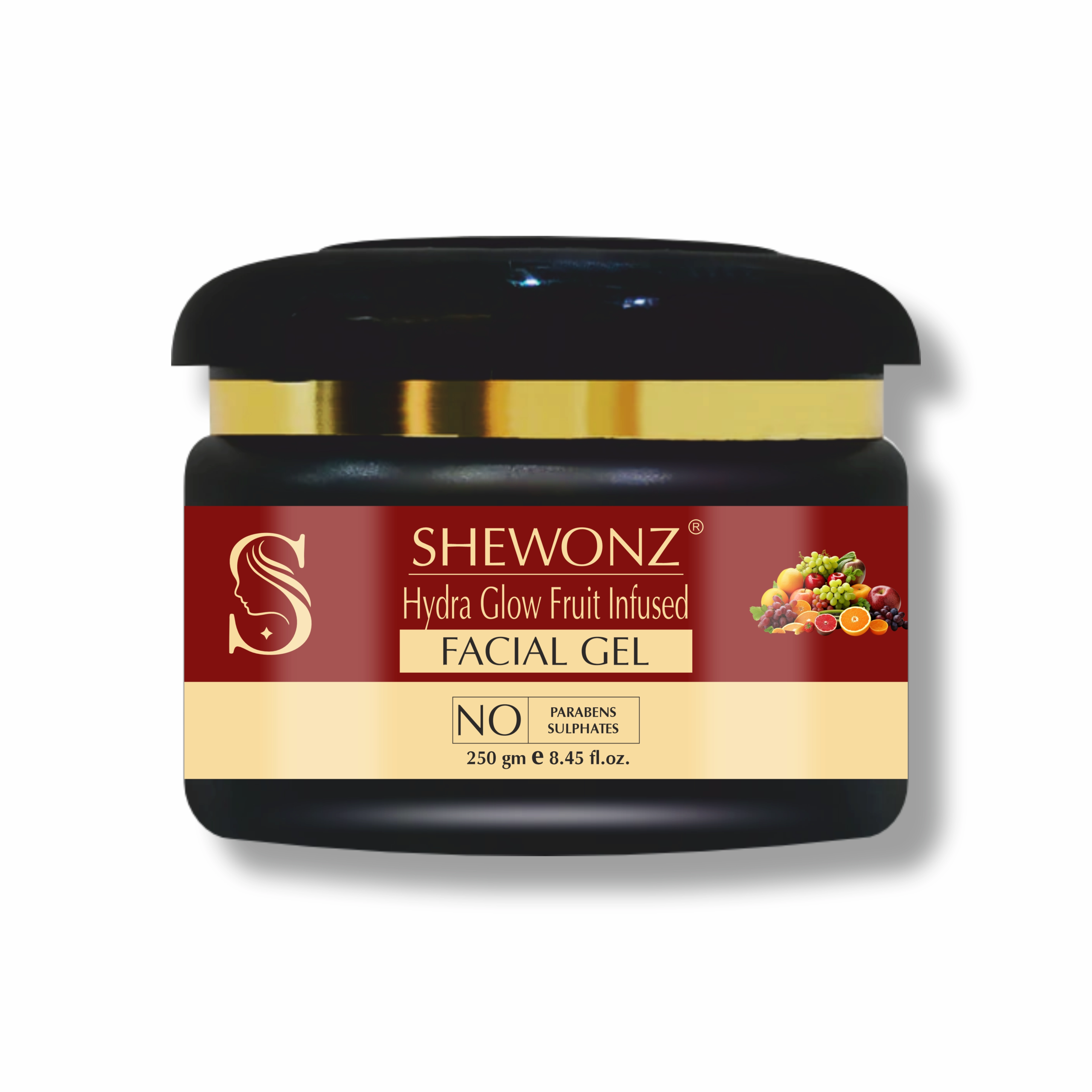 Shewonz Hydra Glow Fruit Infused Facial Gel 250 gm