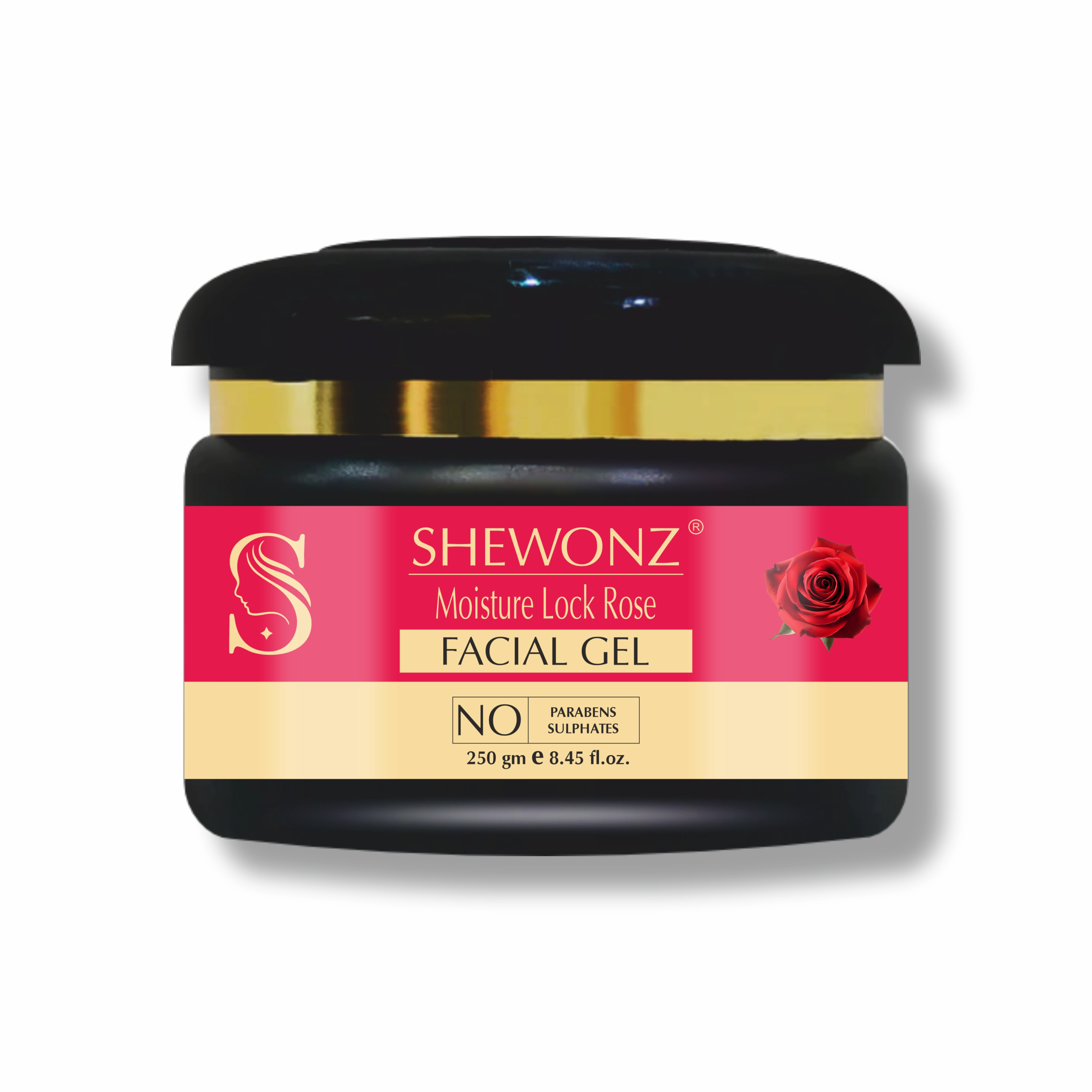Shewonz Moisture Lock Rose Facial Gel 250 gm