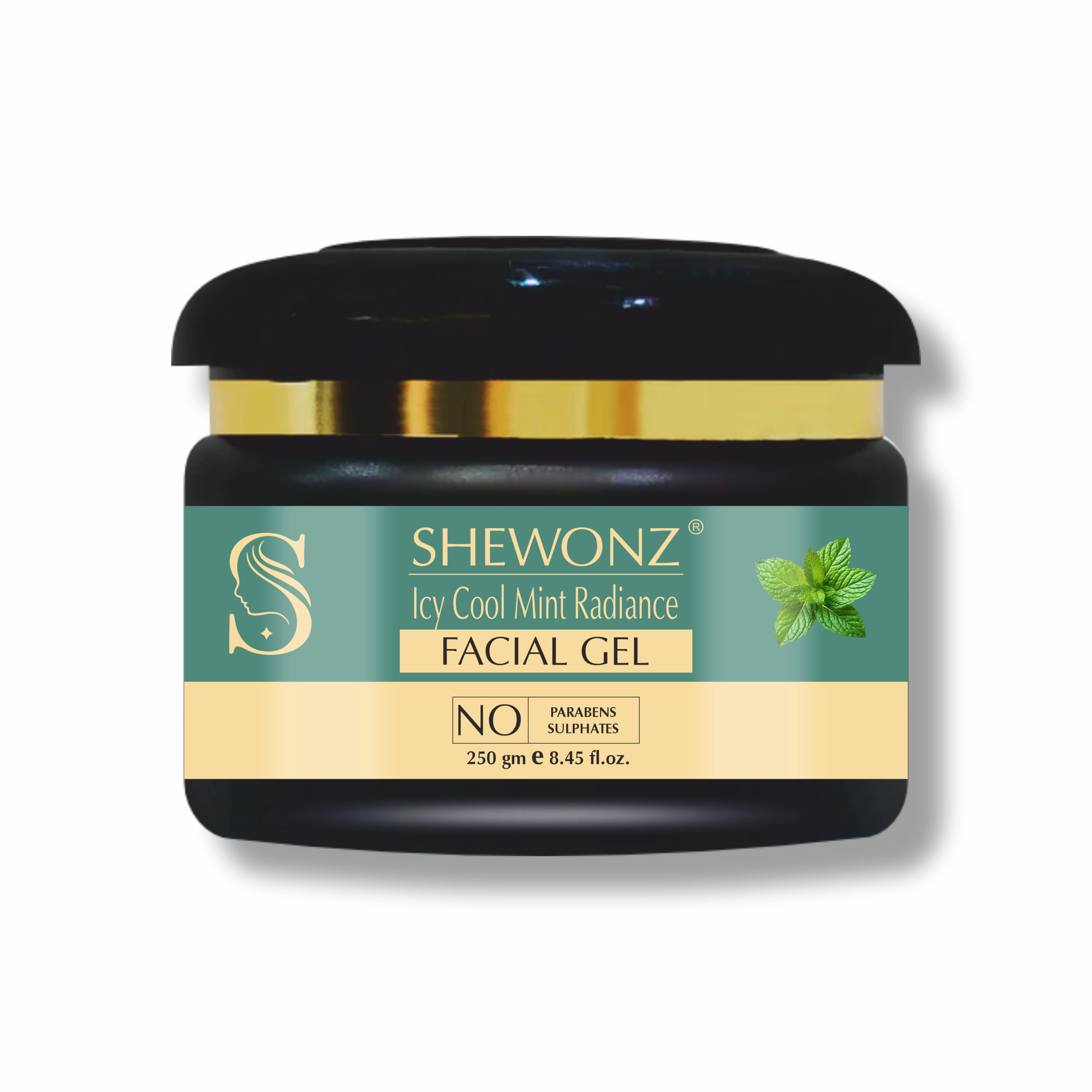 Shewonz Icy Cool Mint Radiance Facial Gel 250 gm
