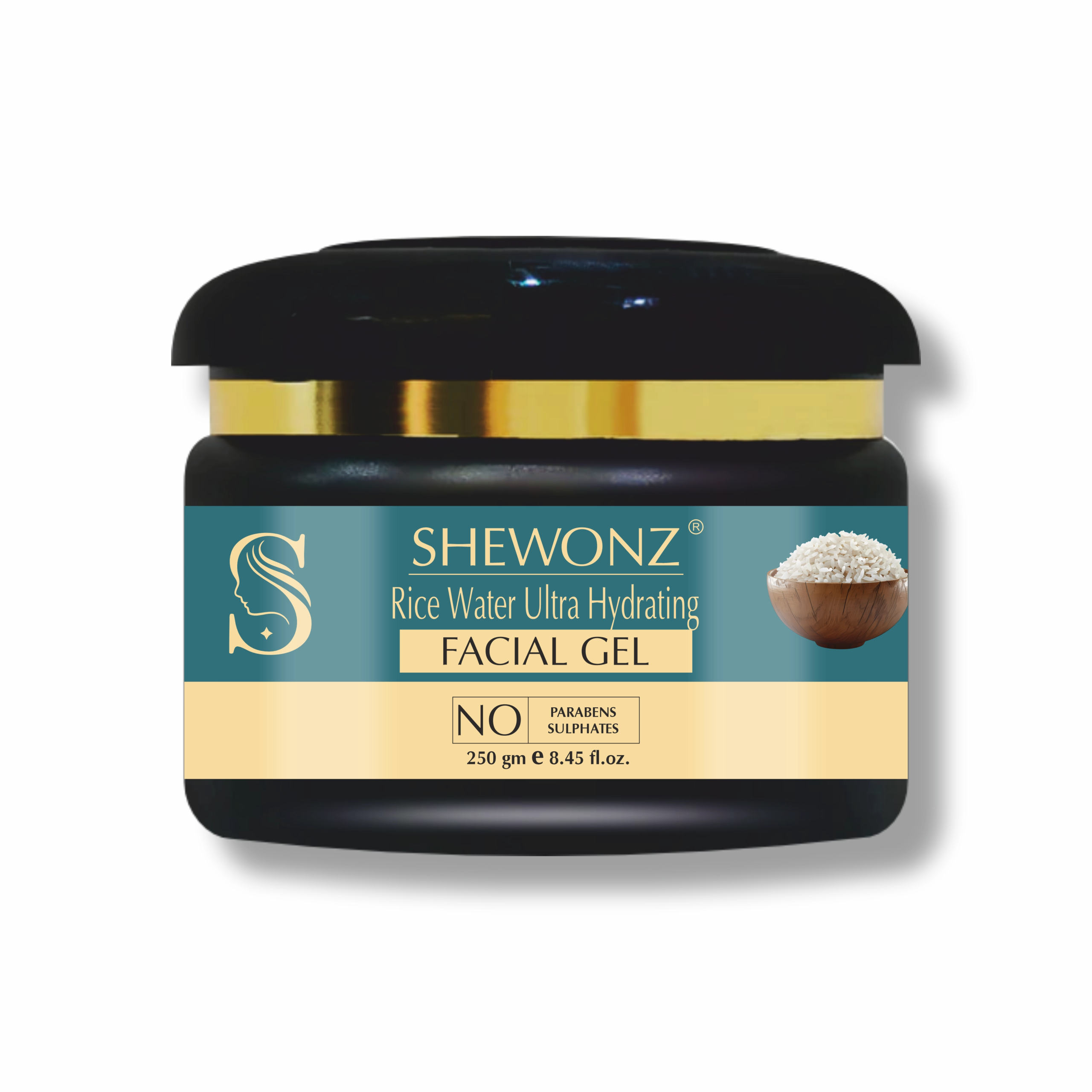 Shewonz Rice Water Ultra Hydrating Facial Gel 250 gm