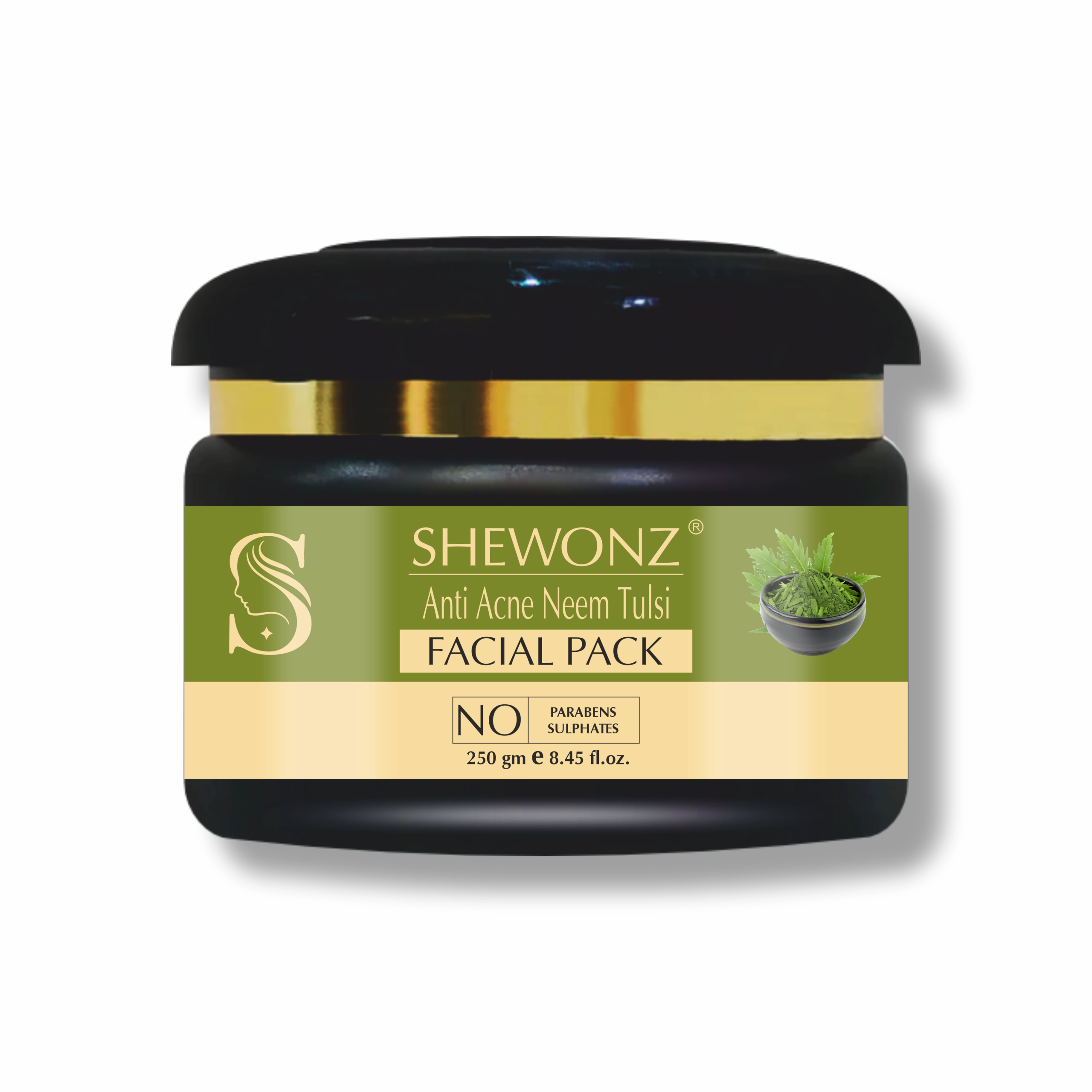 Shewonz Anti Acne Neem Tulsi Facial Pack 250 gm