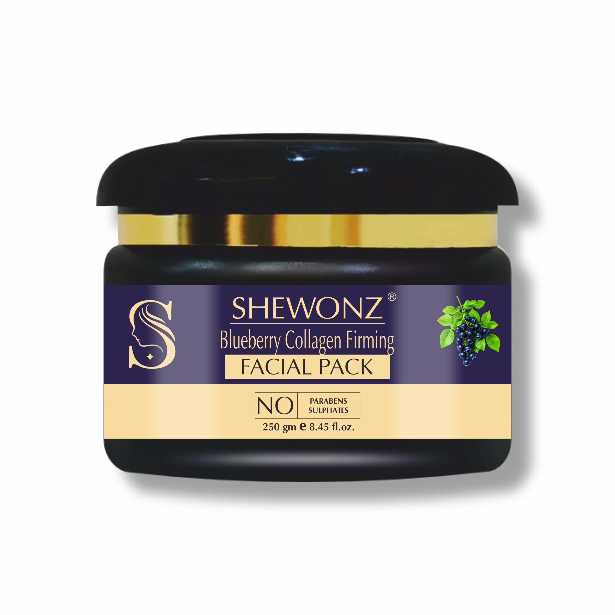 Shewonz Blueberry Collagen Firming Facial Pack 250 gm