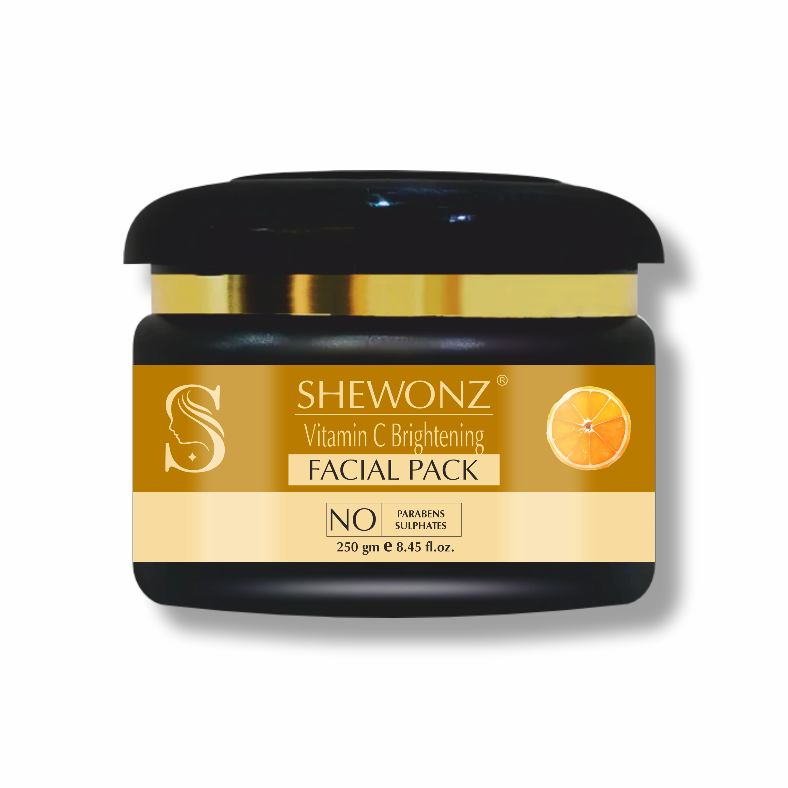 Shewonz Vitamin C Brightening Facial Pack 250 gm