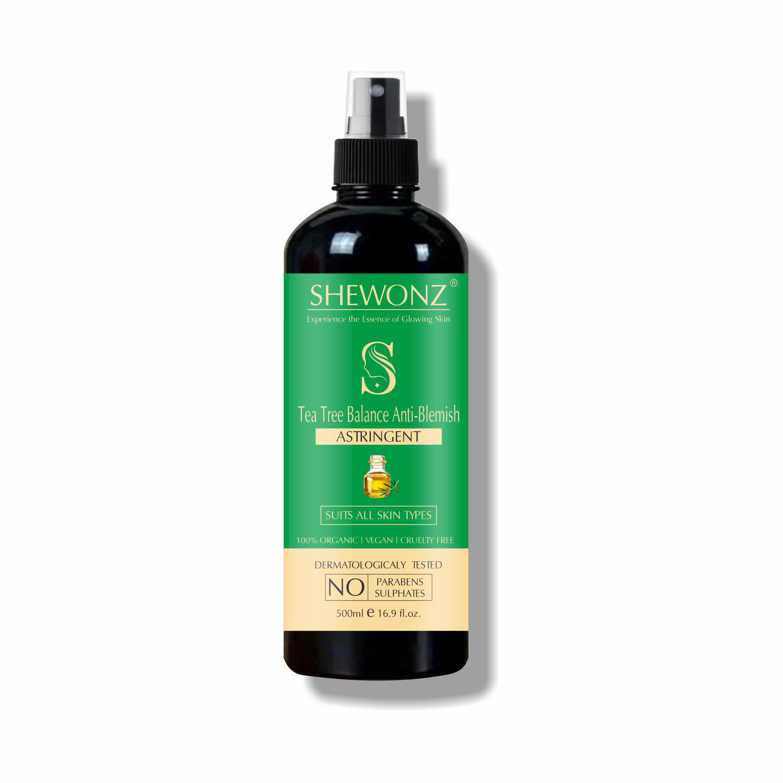 Shewonz Tea Tree Balance Anti-Blemish Astringent 500 ml