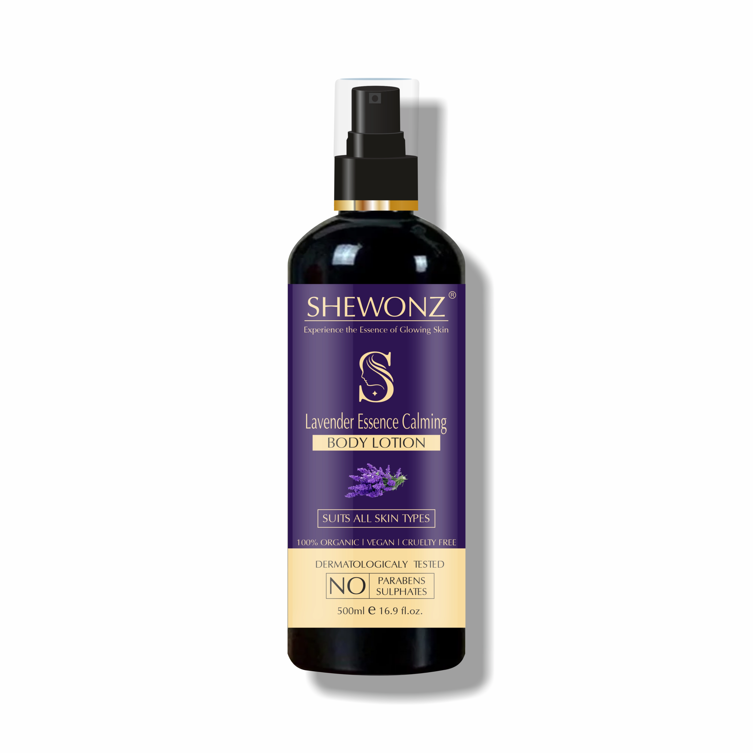 Shewonz Lavender Essence Calming Body Lotion 500 ml