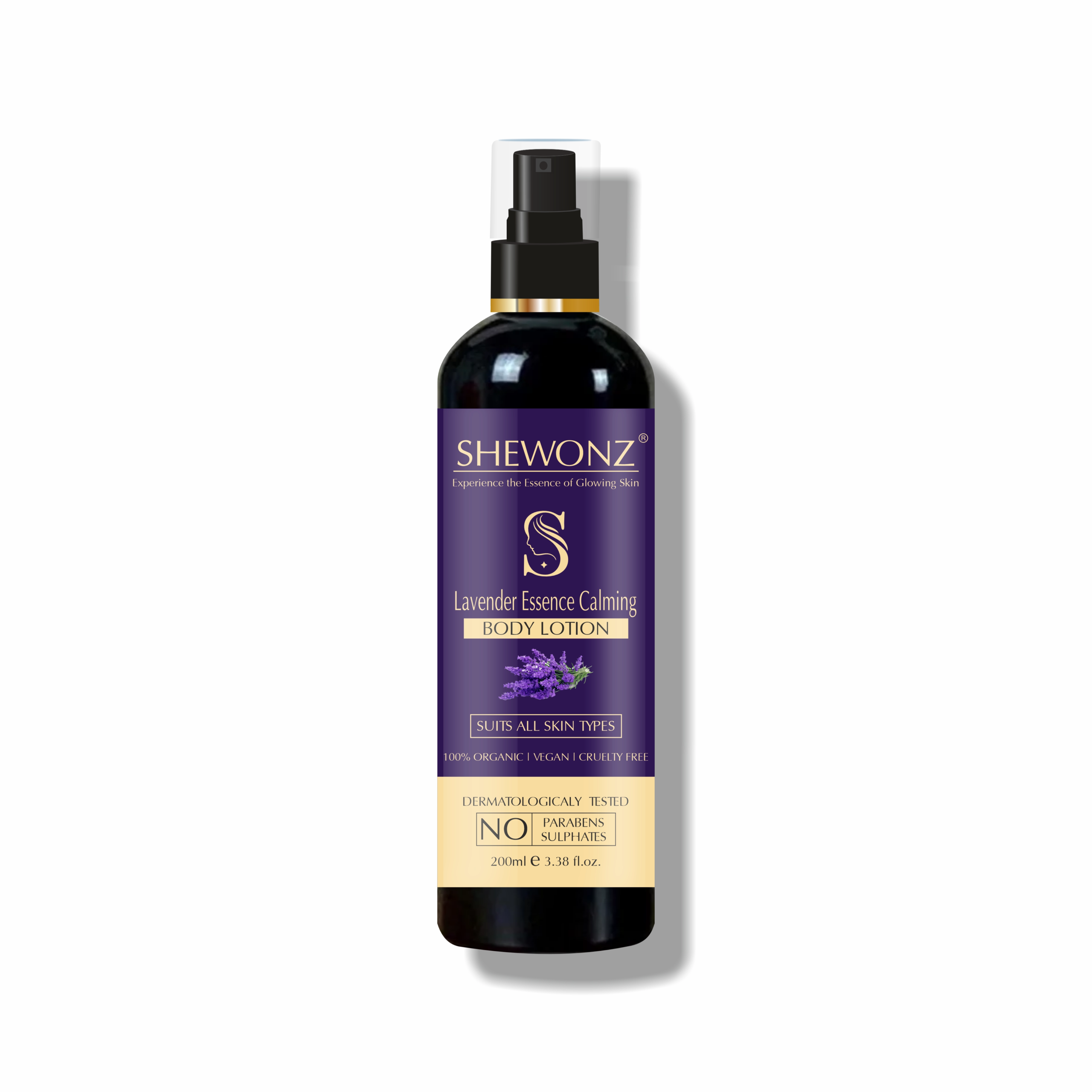 Shewonz Lavender Essence Calming Body Lotion 200 ml