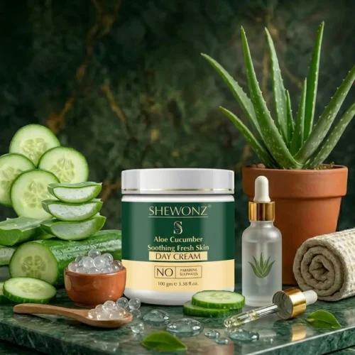 15-4.jpg Shewonz Aloe Cucumber Soothing Fresh Skin Day Cream 100 gm