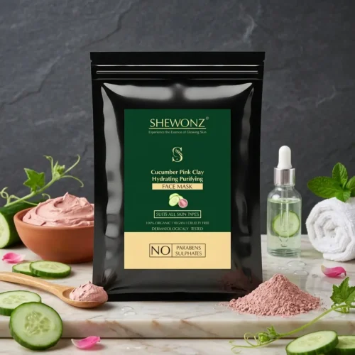 Shewonz Cucumber Pink Clay Hydrating Purifying Face Mask