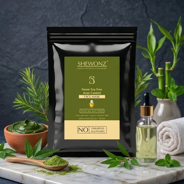 16-3.jpg Shewonz Neem Tea Tree Acne Control Face Mask