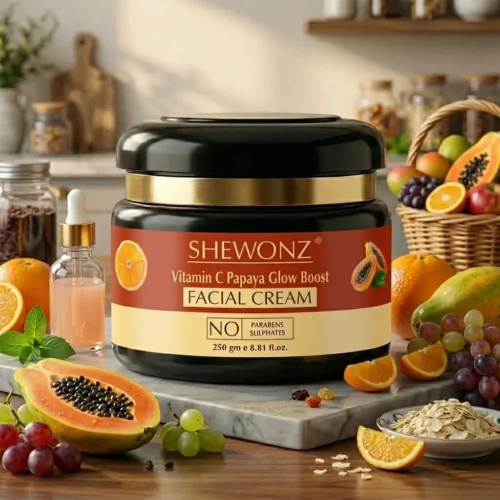 17-1.jpg Shewonz Vitamin C Papaya Glow Boost Facial Cream 250 gm