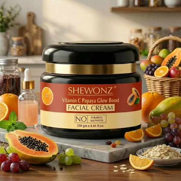 Shewonz Vitamin C Papaya Glow Boost Facial Cream 250 gm