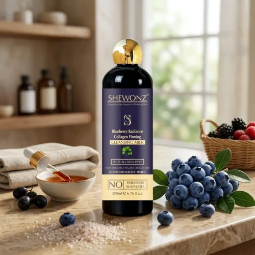 17-10.jpg Shewonz Blueberry Radiance Collagen Firming Cleansing Milk 200 gm