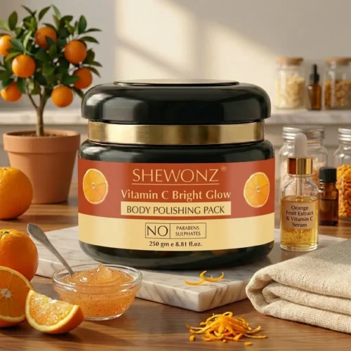 18-4.jpg Shewonz Vitamin C Bright Glow Body Polishing Pack 250 gm