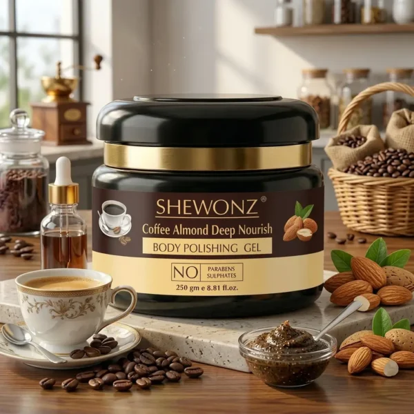 18-8.jpg Shewonz Coffee Almond Deep Nourish Body Polishing Gel 250 gm