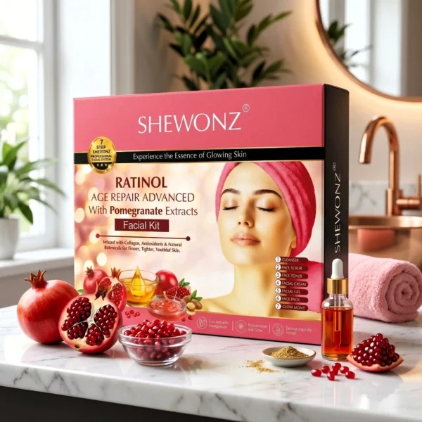 Shewonz Retinol Age Repair Advanced with Pomegranate Extract Facial Kit 350 gm