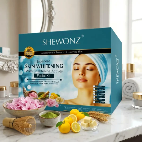 19-11 Shewonz Japanese Skin Whitening with Brightening Actives Facial Kit 350 gm