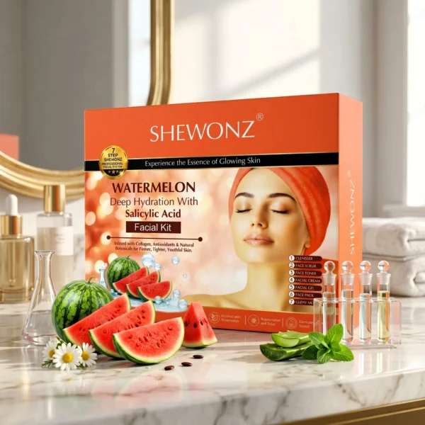 19-4 Shewonz Watermelon Deep Hydration with Salicylic Acid Facial Kit 350 gm