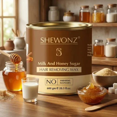 Shewonz Milk And Honey Sugar Hair Removal Wax 600 gm