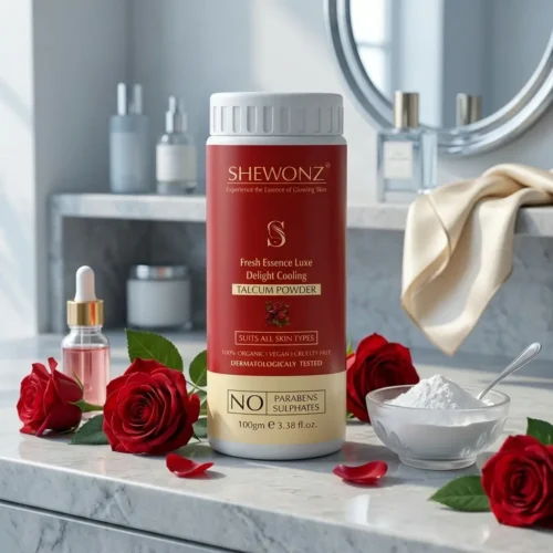 Shewonz Fresh Essence Luxe Delight Cooling Talcum Powder 100 gm