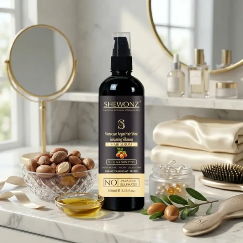 22-2.jpg Shewonz Moroccan Argan Hair Shine Enhancing Silkening Hair Serum 100 ml