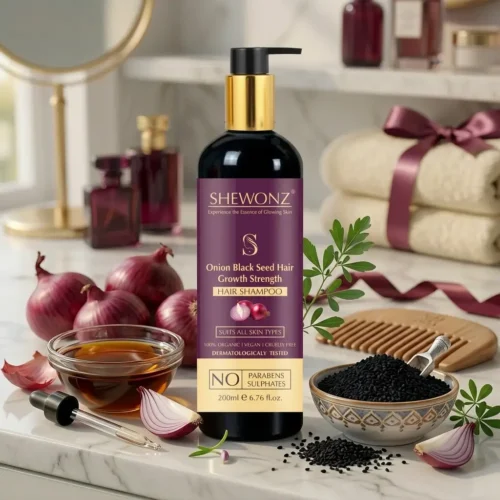 24-1.jpg Shewonz Onion Black Seed Hair Growth Strength Shampoo 200 ml
