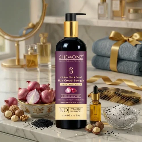 25-1.jpg Shewonz Onion Black Seed Hair Growth Strength Conditioner 200 ml
