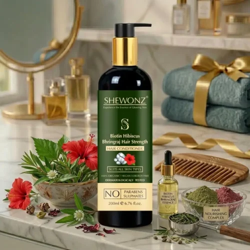 25-4.jpg Shewonz Biotin Hibiscus Bhringraj Hair Strength Conditioner 200 ml