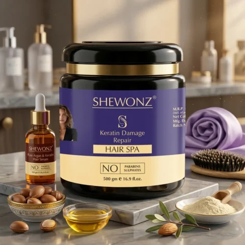 27-1.jpg Shewonz Keratin Damage Repair Hair Spa 500 gm