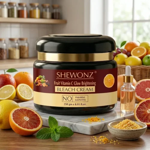 5-1.jpg Shewonz Fruit Vitamin C Glow Brightening Bleach Cream 250 gm