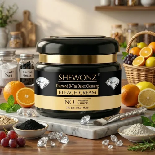 5-5.jpg Shewonz Diamond D-Tan Detox Cleansing Bleach Cream 250 gm