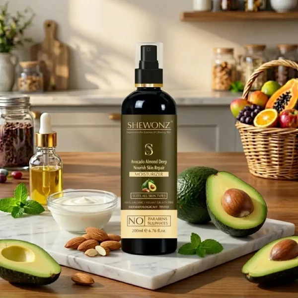 9-2.jpg Shewonz Avocado Almond Deep Nourish Skin Repair Moisturizer 200 ml