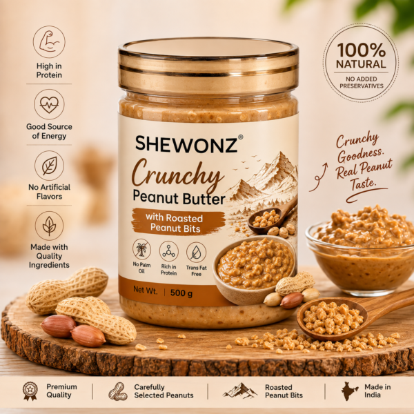 Shewonz Crunchy with Roasted Peanut Bits Peanut Butter Shewonz Crunchy with Roasted Peanut Bits Peanut Butter
