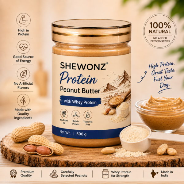 Shewonz Protein with Whey Protein Peanut Butter