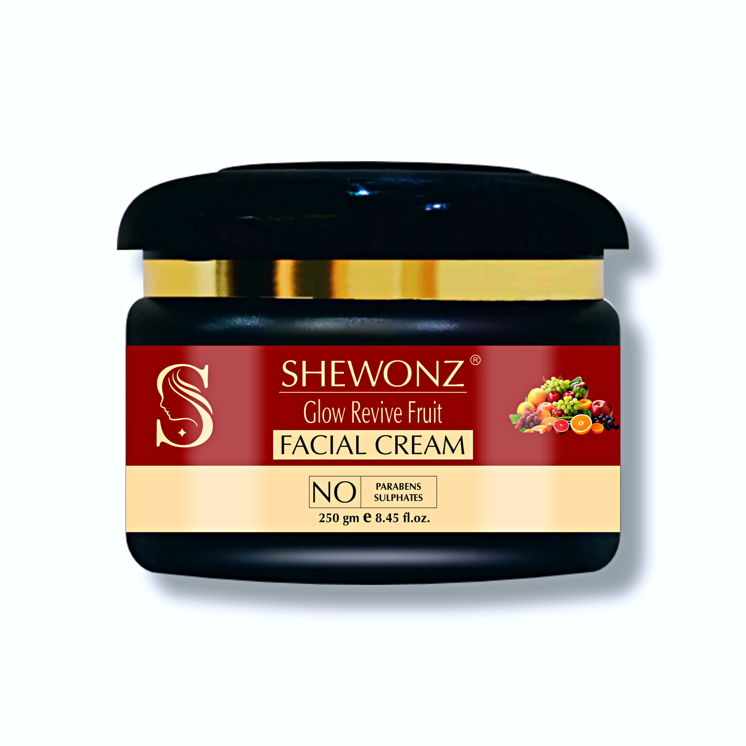 Shewonz Glow Revive Fruit Facial Cream 250 gm